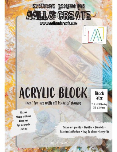 Bloc Acrylique souple A4 Aall & Create