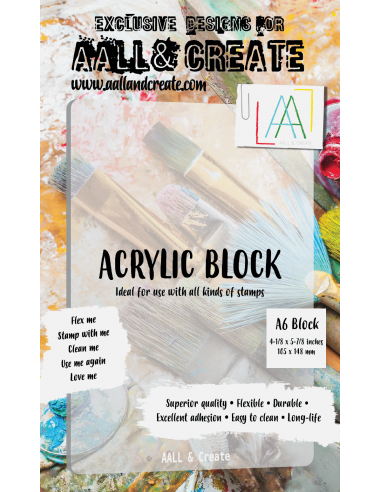 Bloc Acrylique souple A6 Aall & Create