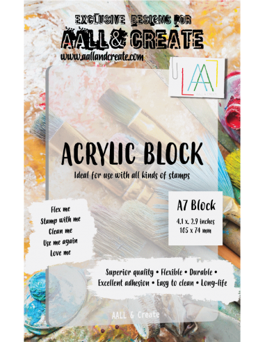 Bloc Acrylique souple A7 Aall & Create