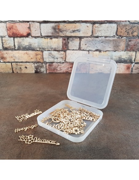 13cm Clic'Box MEDIUM - boîte de rangement CARREE